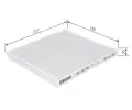 BOSCH Filtr vzduchu v interiru BO 1987435088, 1 987 435 088