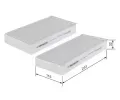 BOSCH Filtr vzduchu v interiru BO 1987435110, 1 987 435 110