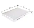 BOSCH Filtr vzduchu v interiru BO 1987435112, 1 987 435 112