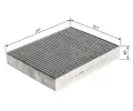 BOSCH Filtr vzduchu v interiru BO 1987435567, 1 987 435 567