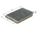 BOSCH Filtr vzduchu v interiru BO 1987435594, 1 987 435 594