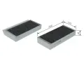 BOSCH Filtr vzduchu v interiéru BO 1987435618, 1 987 435 618