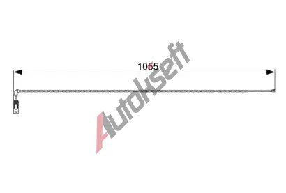 BOSCH Vstran kontakt - opoteben obloen BO 1987473001, 1 987 473 001