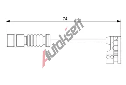 BOSCH Vstran kontakt - opoteben obloen BO 1987473008, 1 987 473 008