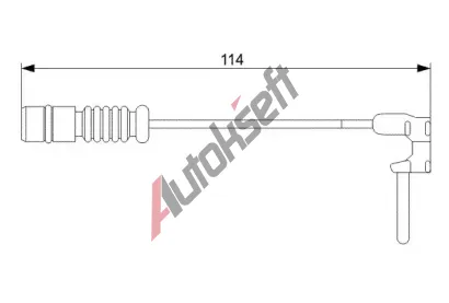 BOSCH Vstran kontakt - opoteben obloen BO 1987473011, 1 987 473 011