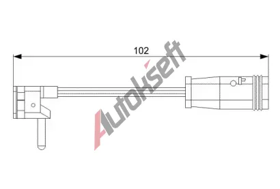 BOSCH Vstran kontakt - opoteben obloen BO 1987473019, 1 987 473 019