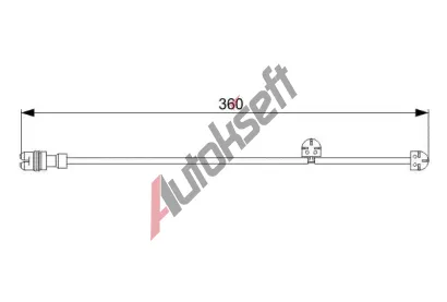 BOSCH Vstran kontakt - opoteben obloen BO 1987473023, 1 987 473 023