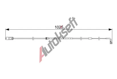 BOSCH Vstran kontakt - opoteben obloen BO 1987473026, 1 987 473 026