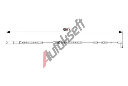 BOSCH Vstran kontakt - opoteben obloen BO 1987473030, 1 987 473 030