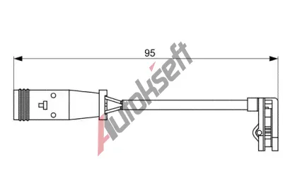 BOSCH Vstran kontakt - opoteben obloen BO 1987473036, 1 987 473 036