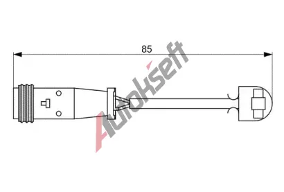 BOSCH Vstran kontakt - opoteben obloen BO 1987473038, 1 987 473 038