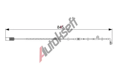 BOSCH Vstran kontakt - opoteben obloen BO 1987473044, 1 987 473 044