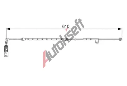 BOSCH Vstran kontakt - opoteben obloen BO 1987473047, 1 987 473 047