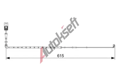 BOSCH Vstran kontakt - opoteben obloen BO 1987473056, 1 987 473 056