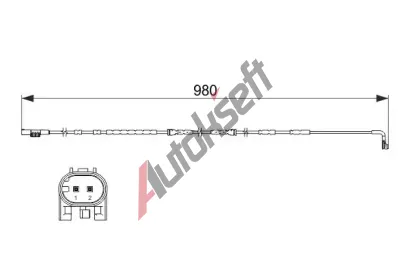 BOSCH Vstran kontakt - opoteben obloen BO 1987473502, 1 987 473 502