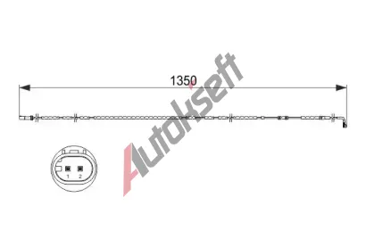 BOSCH Vstran kontakt - opoteben obloen BO 1987473503, 1 987 473 503