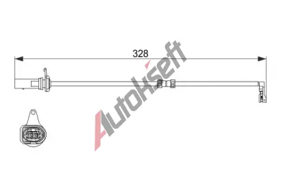 BOSCH Vstran kontakt opoteben obloen BO 1987473623, 1 987 473 623