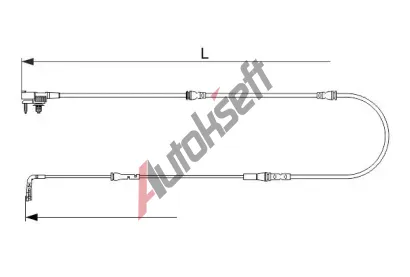 BOSCH Vstran kontakt opoteben obloen BO 1987473627, 1 987 473 627