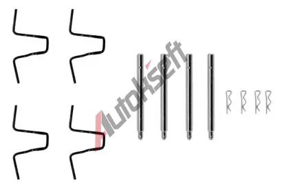 BOSCH Sada psluenstv - obloen kotouov brzdy BO 1987474062, 1 987 474 062