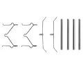 Sada psluenstv obloen kotouov brzdy BOSCH ‐ BO 1987474103