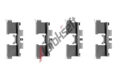 BOSCH Sada psluenstv - obloen kotouov brzdy BO 1987474124, 1 987 474 124