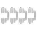 Sada psluenstv obloen kotouov brzdy BOSCH ‐ BO 1987474464
