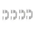 Sada psluenstv obloen kotouov brzdy BOSCH ‐ BO 1987474478