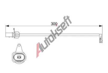 BOSCH Vstran kontakt opoteben obloen BO 1987474505, 1 987 474 505