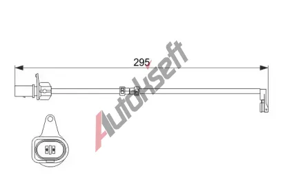 BOSCH Vstran kontakt opoteben obloen BO 1987474508, 1 987 474 508