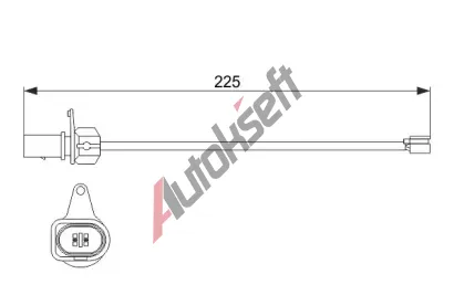 BOSCH V�stra�n� kontakt opot�eben� oblo�en� BO 1987474511, 1 987 474 511