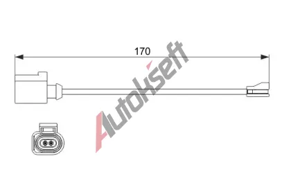 BOSCH Vstran kontakt opoteben obloen BO 1987474512, 1 987 474 512