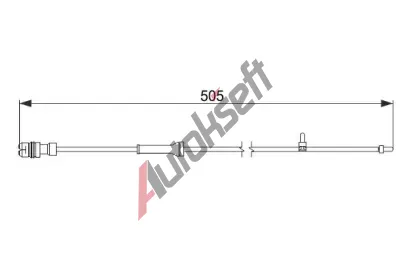 BOSCH Vstran kontakt opoteben obloen BO 1987474592, 1 987 474 592