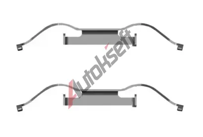 BOSCH Sada psluenstv obloen kotouov brzdy BO 1987474687, 1 987 474 687