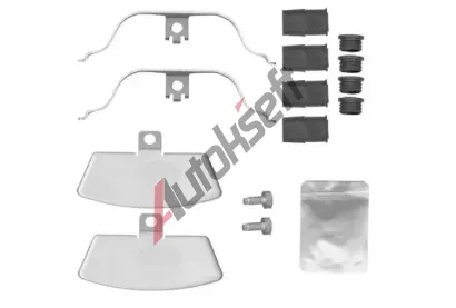 BOSCH Sada psluenstv obloen kotouov brzdy BO 1987474758, 1 987 474 758