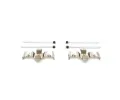 BOSCH Sada psluenstv obloen kotouov brzdy BO 1987474795, 1 987 474 795