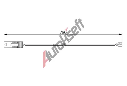 BOSCH Vstran kontakt - opoteben obloen BO 1987474926, 1 987 474 926