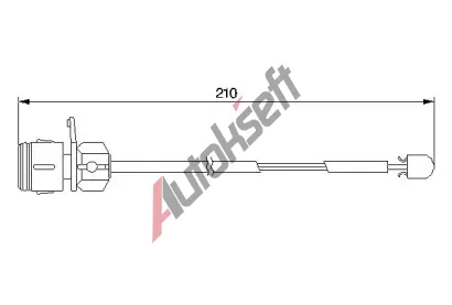 BOSCH Vstran kontakt - opoteben obloen BO 1987474938, 1 987 474 938