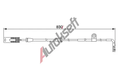 BOSCH Vstran kontakt - opoteben obloen BO 1987474958, 1 987 474 958