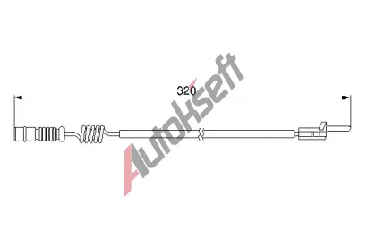 BOSCH Vstran kontakt - opoteben obloen BO 1987474964, 1 987 474 964