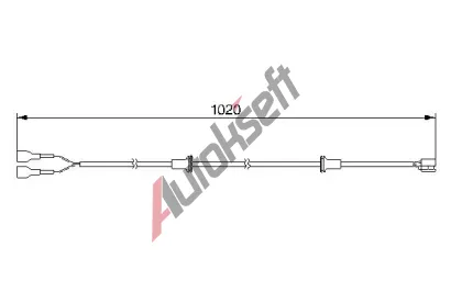 BOSCH V�stra�n� kontakt opot�eben� oblo�en� BO 1987474976, 1 987 474 976