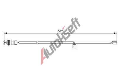 BOSCH Vstran kontakt - opoteben obloen BO 1987474991, 1 987 474 991