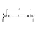 BOSCH Brzdov hadice - 180 mm ‐ BO 1987476018