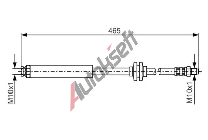 BOSCH Brzdov hadice - 465 mm BO 1987476079, 1 987 476 079