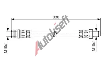 BOSCH Brzdov� hadice - 330 mm BO 1987476081, 1 987 476 081