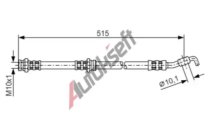 BOSCH Brzdov hadice - 515 mm BO 1987476114, 1 987 476 114