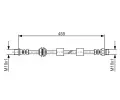 BOSCH Brzdov hadice - 455 mm BO 1987476170, 1 987 476 170
