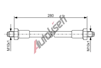 BOSCH Brzdov hadice - 280 mm BO 1987476267, 1 987 476 267