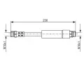 BOSCH Brzdov hadice - 256 mm ‐ BO 1987476284