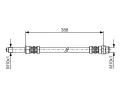 BOSCH Brzdov hadice - 388 mm ‐ BO 1987476300