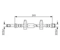 BOSCH Brzdov hadice - 243 mm ‐ BO 1987476320